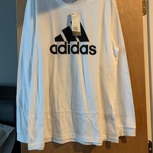 White Adidas long sleeve